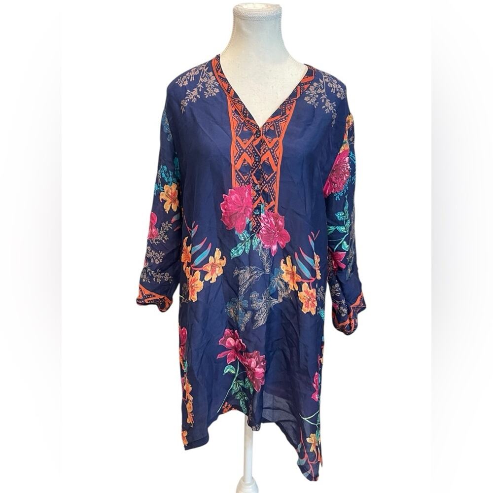 Johnny Was Cavalan Tunic Top Size:L